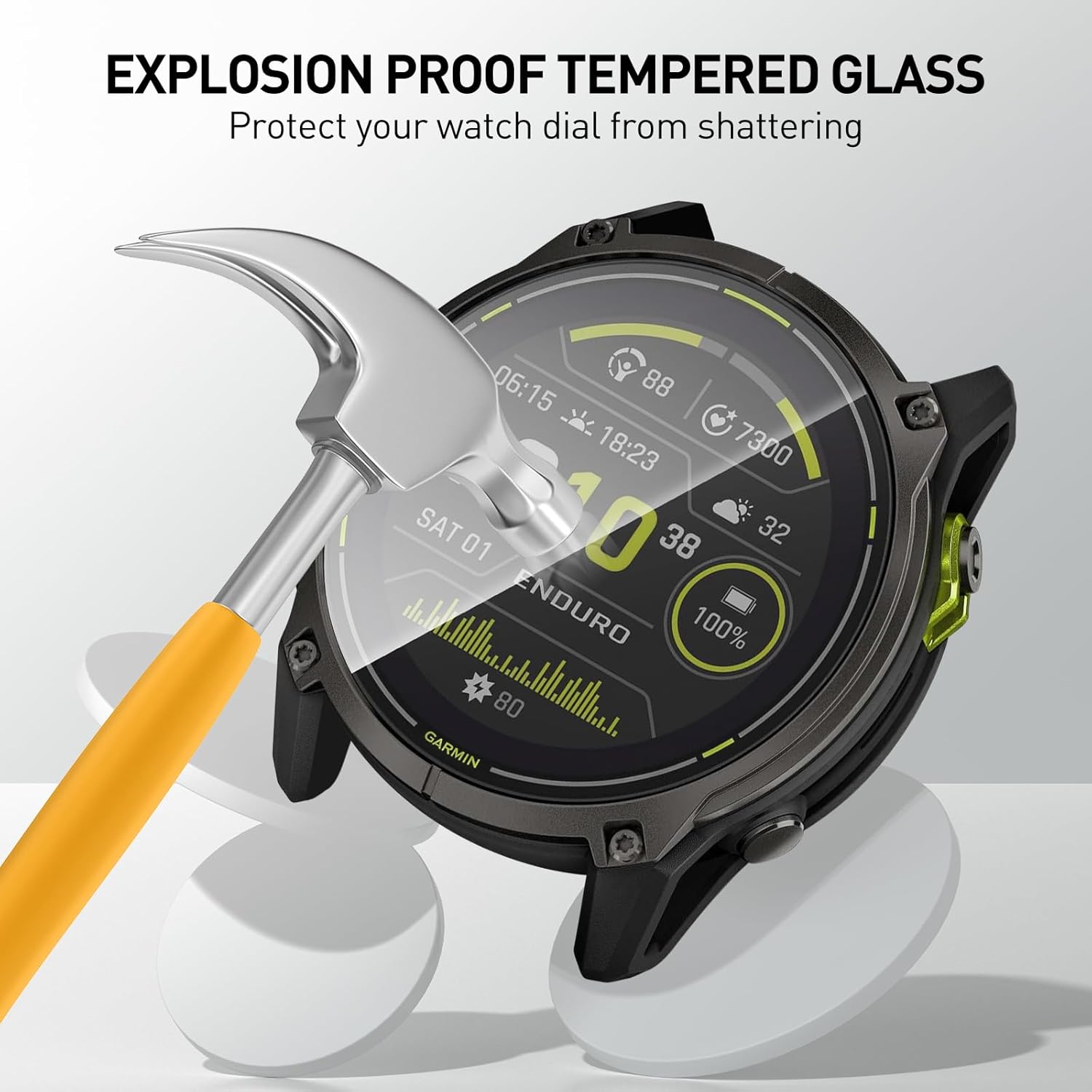 Tempered Glass Films For Garmi - Garmin Smartwatch Accessories recensione e prezzo