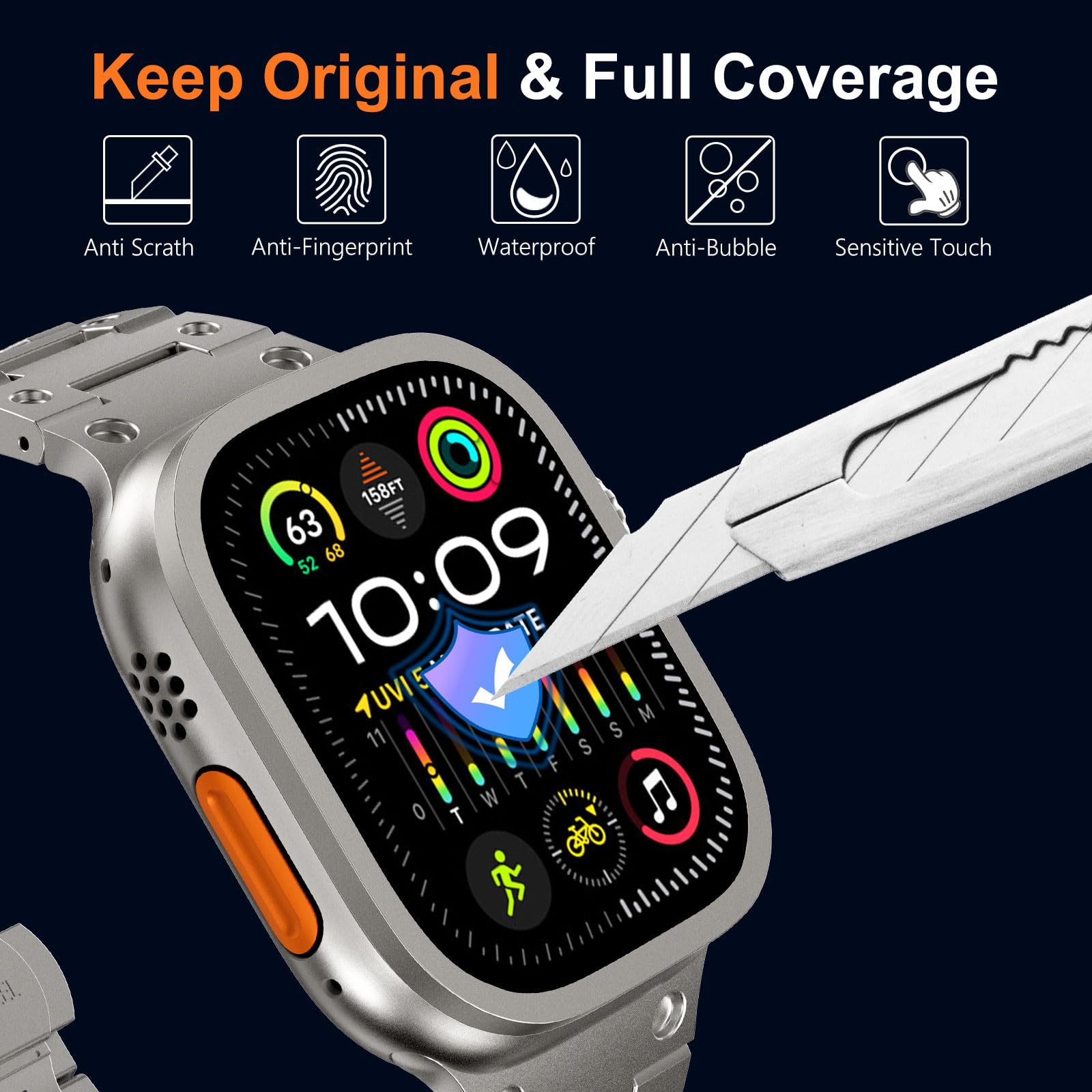 Tempered Glass for Apple Watch - Smartwatch Case recensione e prezzo