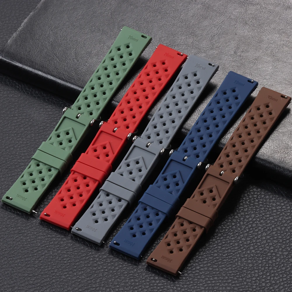 18mm 20mm 22mm Tropic Silicone - Fossil Smartwatch Accessories recensione e prezzo