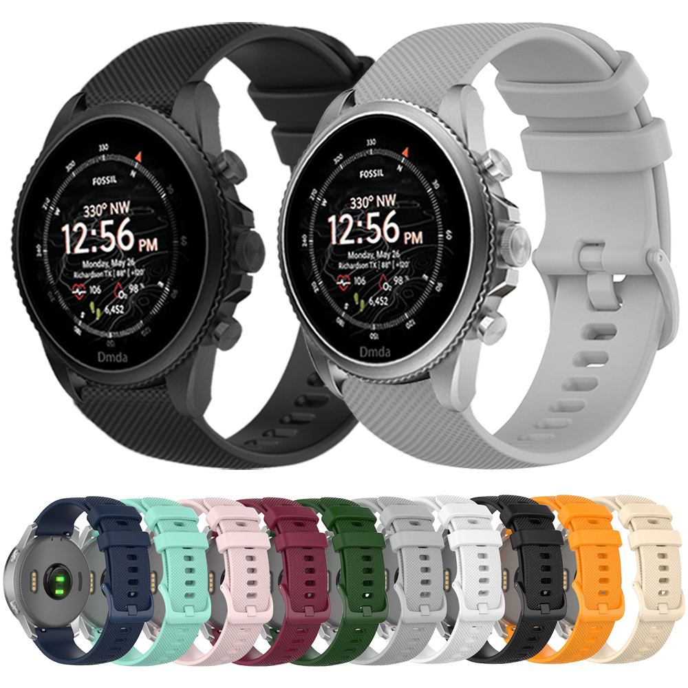 22mm 20mm Silicone Strap For F - Fossil Smartwatch Accessories recensione e prezzo