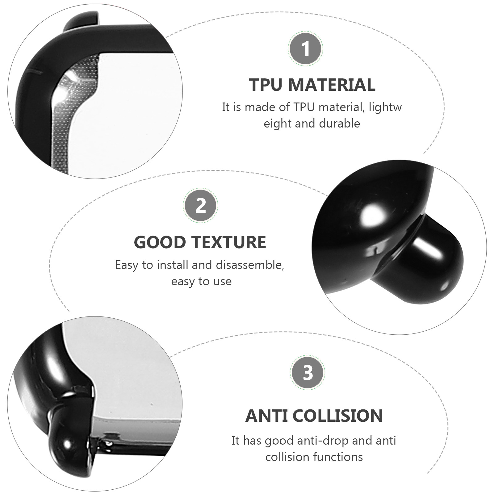 3Pcs Tpu Watch Shell Protectiv - Smartwatch Case recensione e prezzo