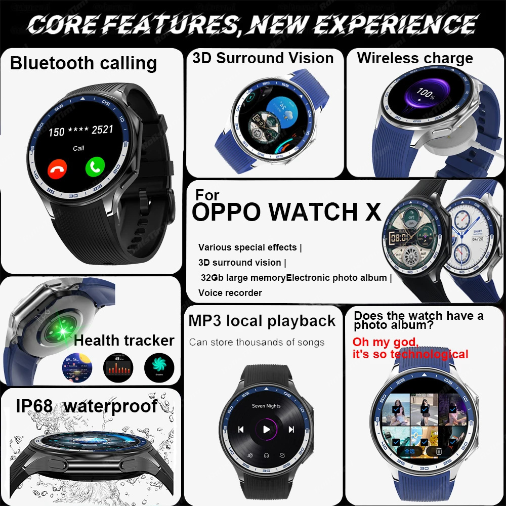 1.43 AMOLED Smart Watch 3D Sur - Smartwatch X recensione e prezzo