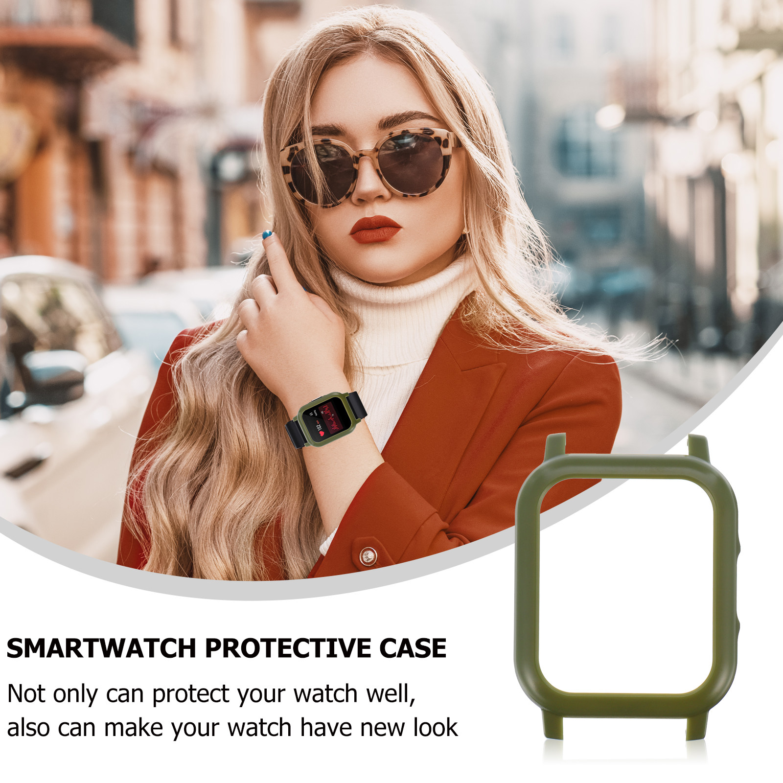 1Pcs Smartwatch Protective Cas - Smartwatch Case recensione e prezzo