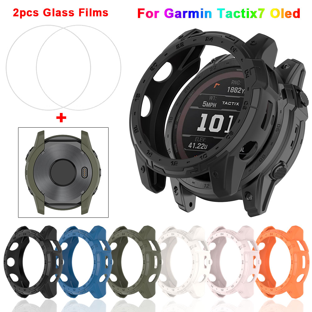 TPU Silicone Case + Tempered G - Android Smartwatch Accessories recensione e prezzo