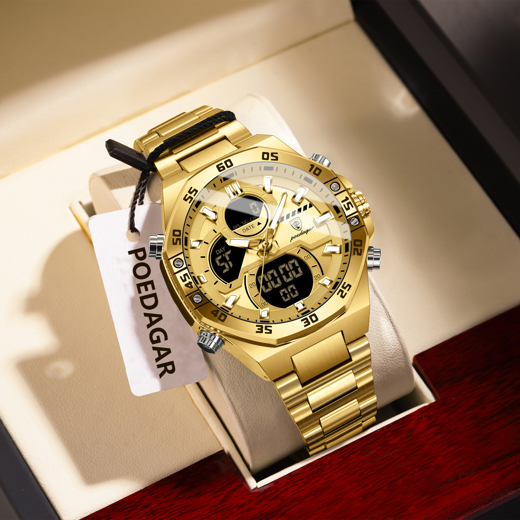 POEDAGAR Sport Men Watch LED W - Accessories With Watch recensione e prezzo