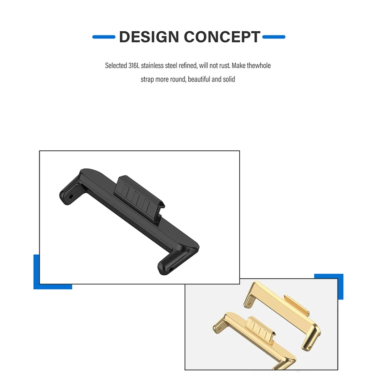 20mm 22mm 1Pair Adapter for Hu - Watch Band Connector recensione e prezzo