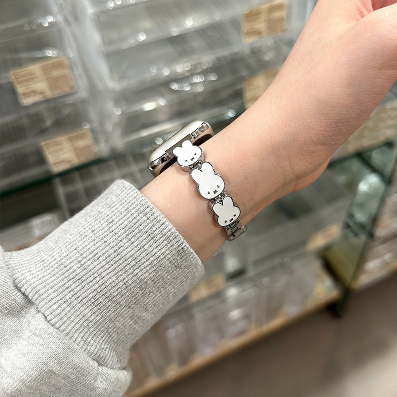 Miffy Rabbit Leather Watch Ban - Apple Smartwatch Accessories recensione e prezzo