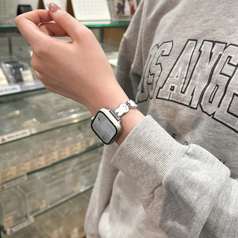 Miffy Rabbit Leather Watch Ban - Apple Smartwatch Accessories recensione e prezzo