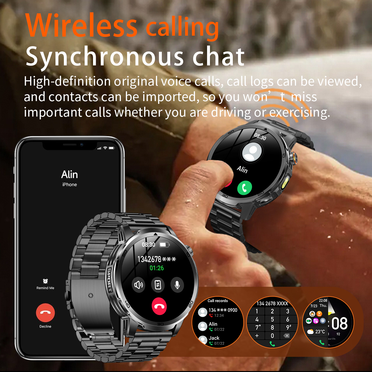 2026 New  Outdoor Smart Watch  - Android Smartwatch Accessories recensione e prezzo