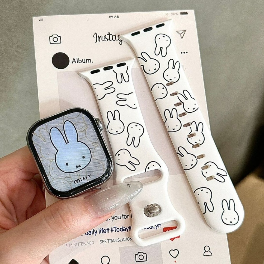 Cute Miffy Rabbit Cartoon Watc - Apple Smartwatch Accessories recensione e prezzo