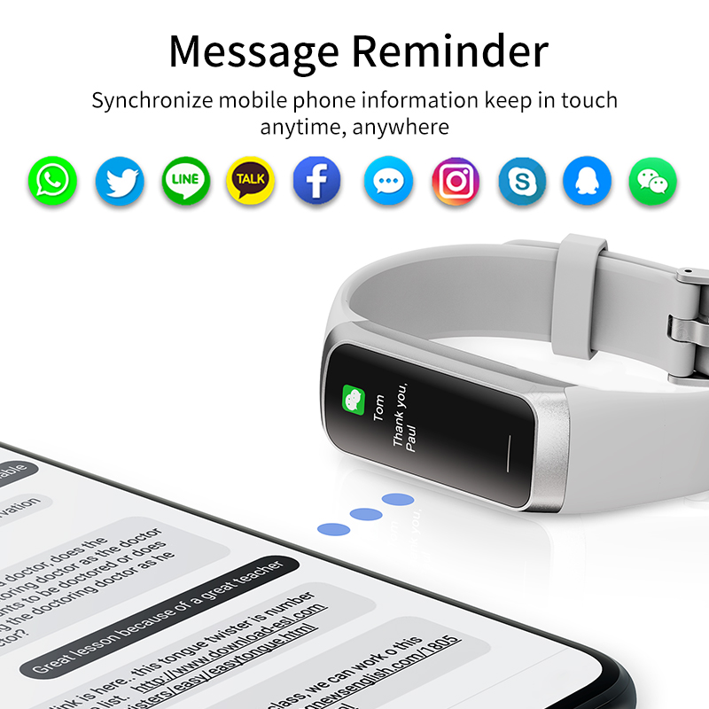 LIGE 1.1 Inch Amoled Heart Rat - Android Smartwatch Accessories recensione e prezzo