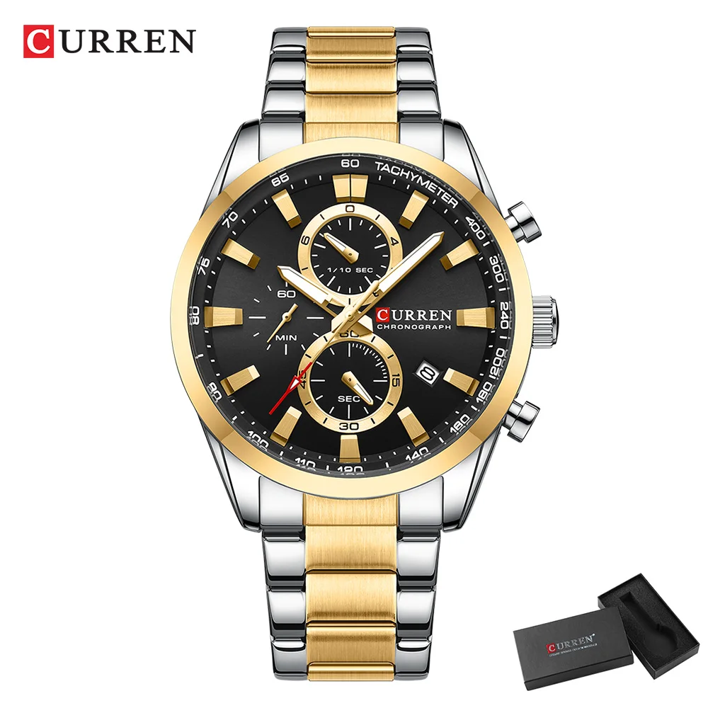 CURREN Casual Quartz Chrono Sp - Accessories With Watch recensione e prezzo