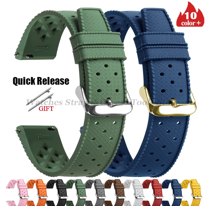 Tropic Silicone Watch Strap 18 - Fossil Smartwatch Accessories recensione e prezzo