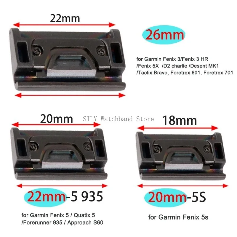 2PCS  Quick-Fit Metal Bands Co - Watch Band Connector recensione e prezzo