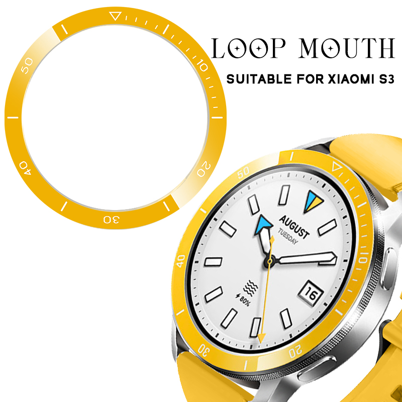 Bezel Ring For Xiaomi Watch S3 - Xiaomi Smartwatch S3 Accessories recensione e prezzo