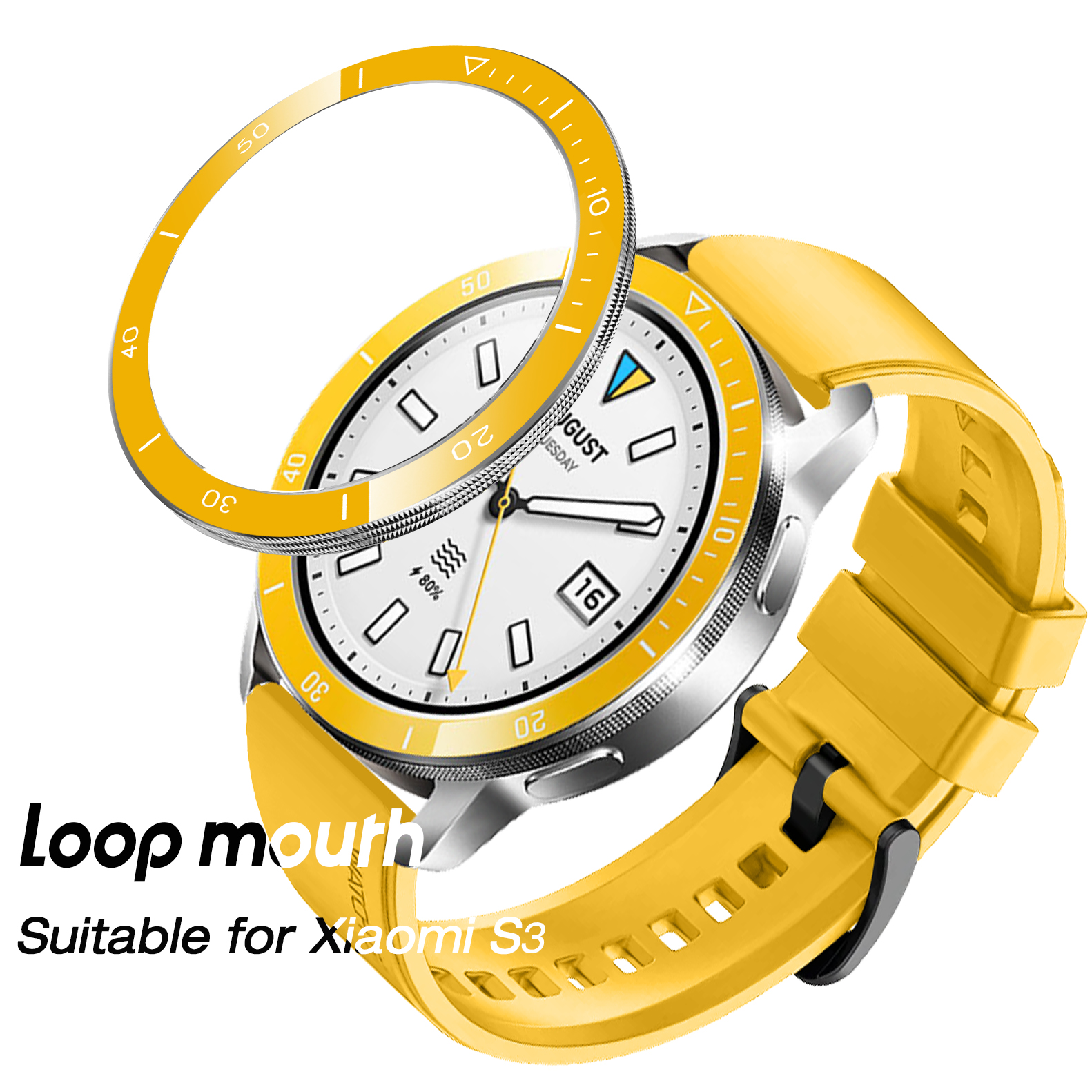 Bezel Ring For Xiaomi Watch S3 - Xiaomi Smartwatch S3 Accessories recensione e prezzo