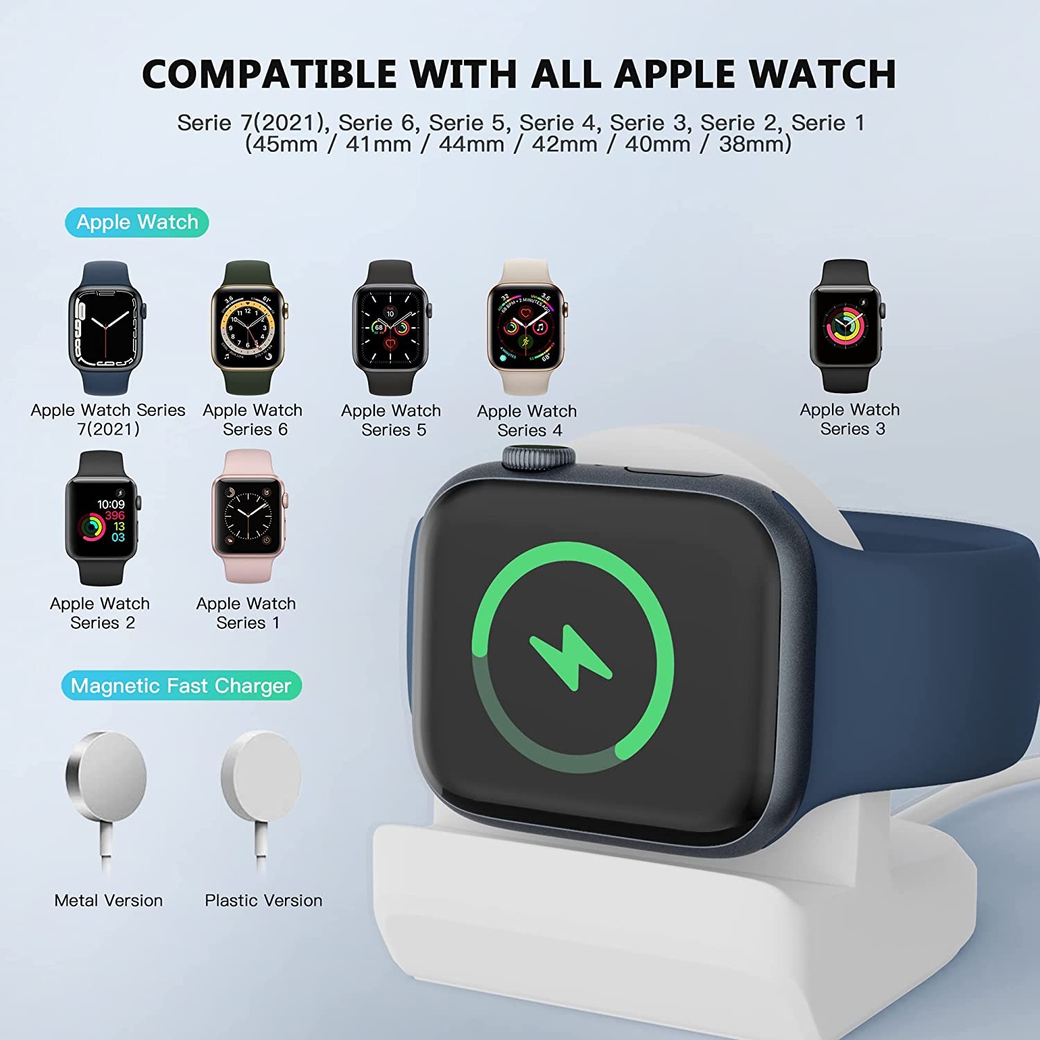 Silicone Charger Stand for App - Watch Charging Dock recensione e prezzo