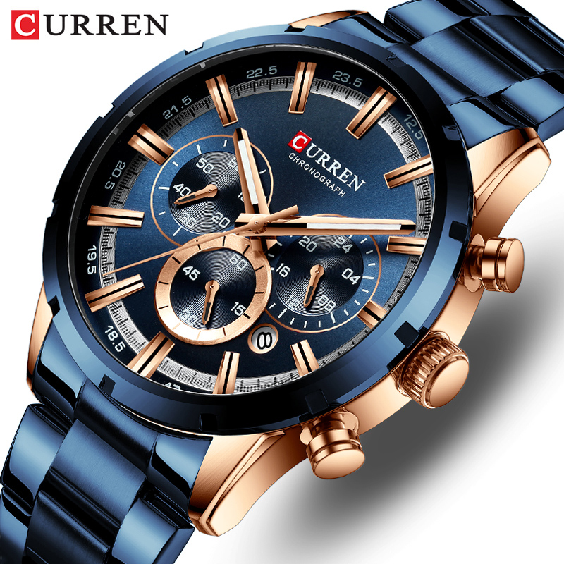 Curren Men's Watch Blue Dial S - Smartwatch Guess recensione e prezzo