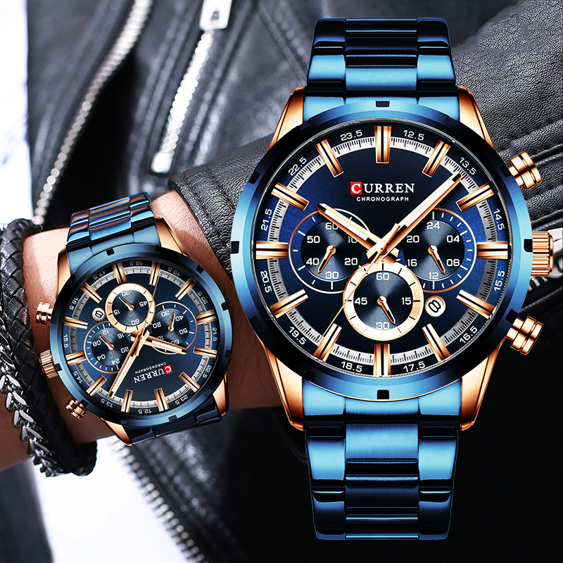 Curren Men's Watch Blue Dial S - Smartwatch Guess recensione e prezzo