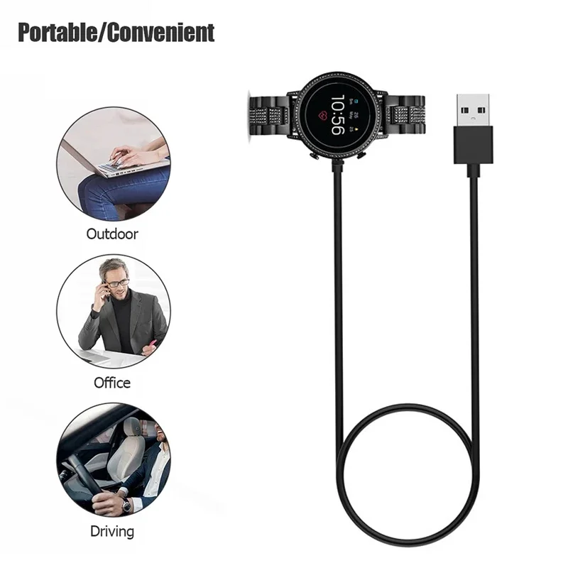 1M USB Magnetic Fast Charger D - Fossil Smartwatch Accessories recensione e prezzo