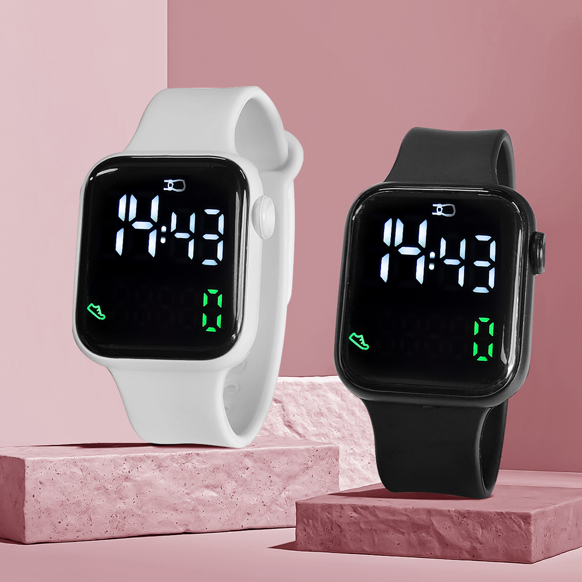 New 2PCS Student Minimalist Sm - Smartwatch Icon recensione e prezzo