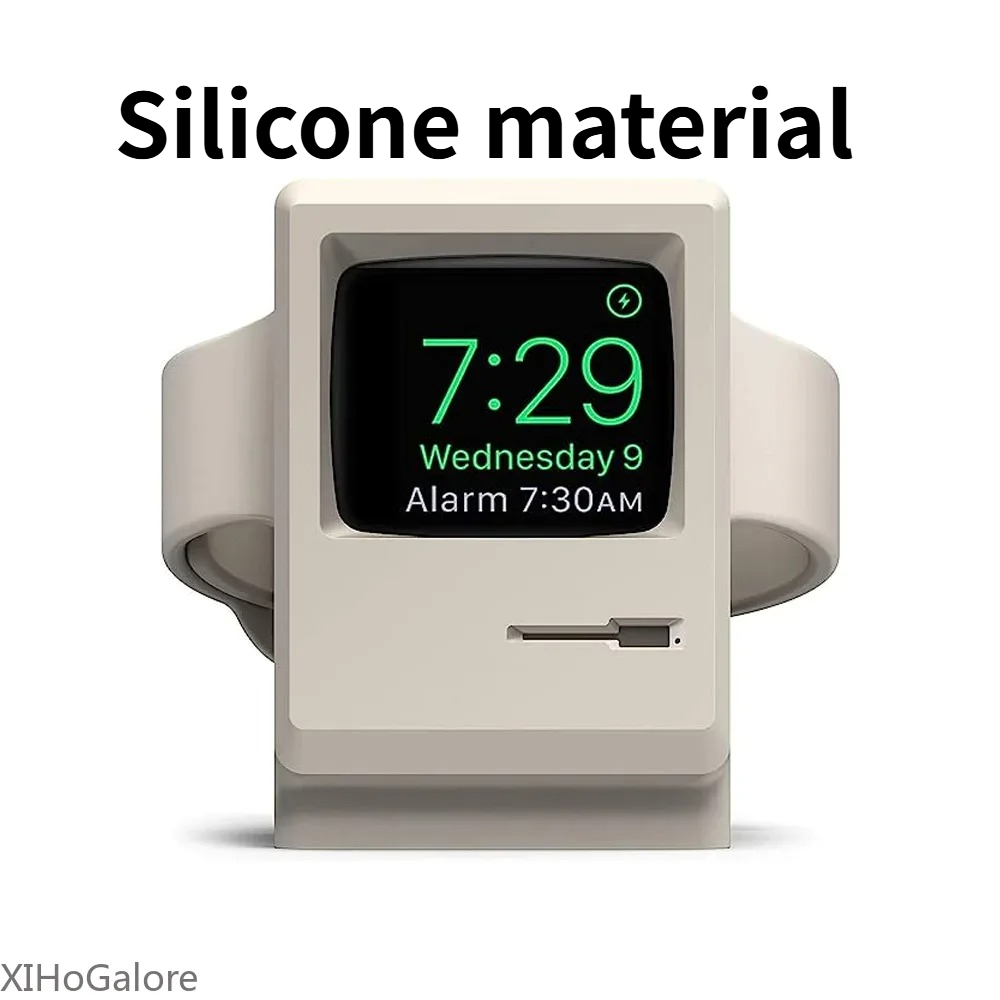 Retro Computer Pattern Silicon - Watch Charging Dock recensione e prezzo