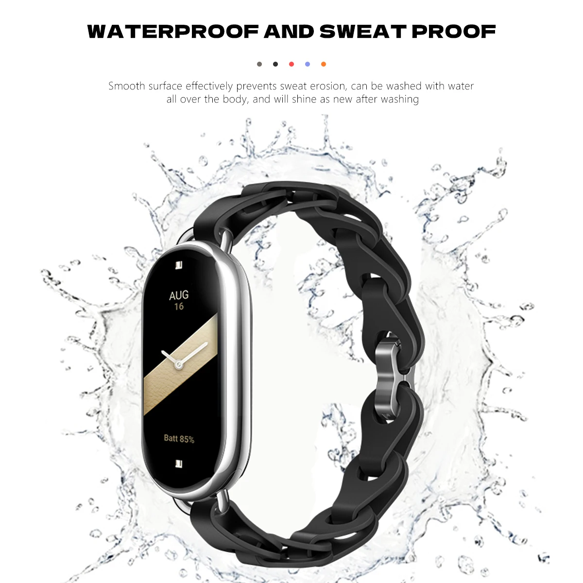Rubber Strap for Xiaomi Mi Ban - Silicone Band Replacement recensione e prezzo