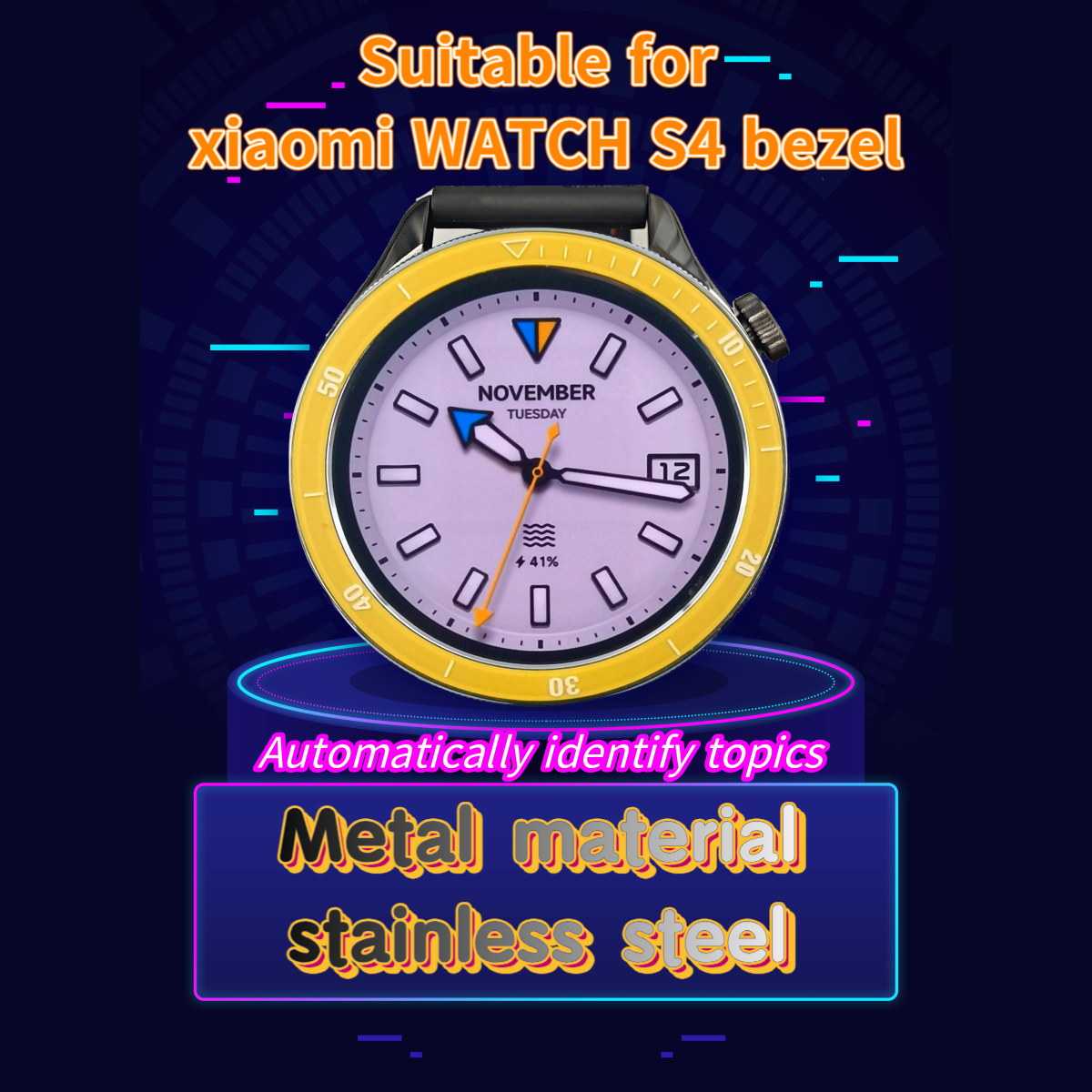 Suitable For Watch S4 Bezel Or - Xiaomi Smartwatch S3 Accessories recensione e prezzo