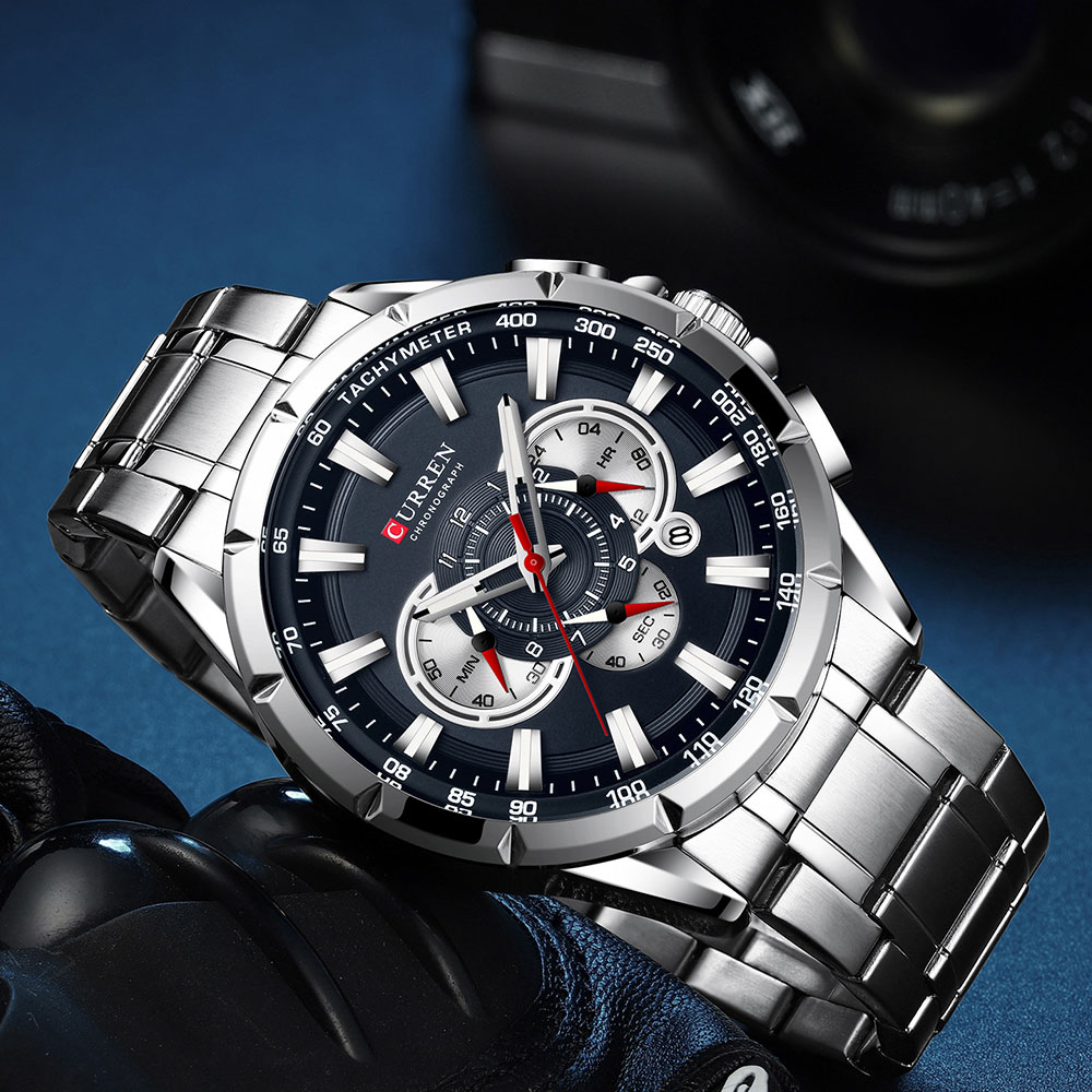 CURREN New Casual Sport Chrono - Smartwatch Guess recensione e prezzo