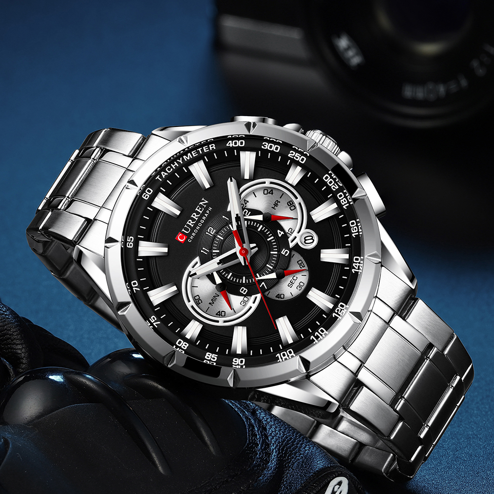 CURREN New Casual Sport Chrono - Smartwatch Guess recensione e prezzo