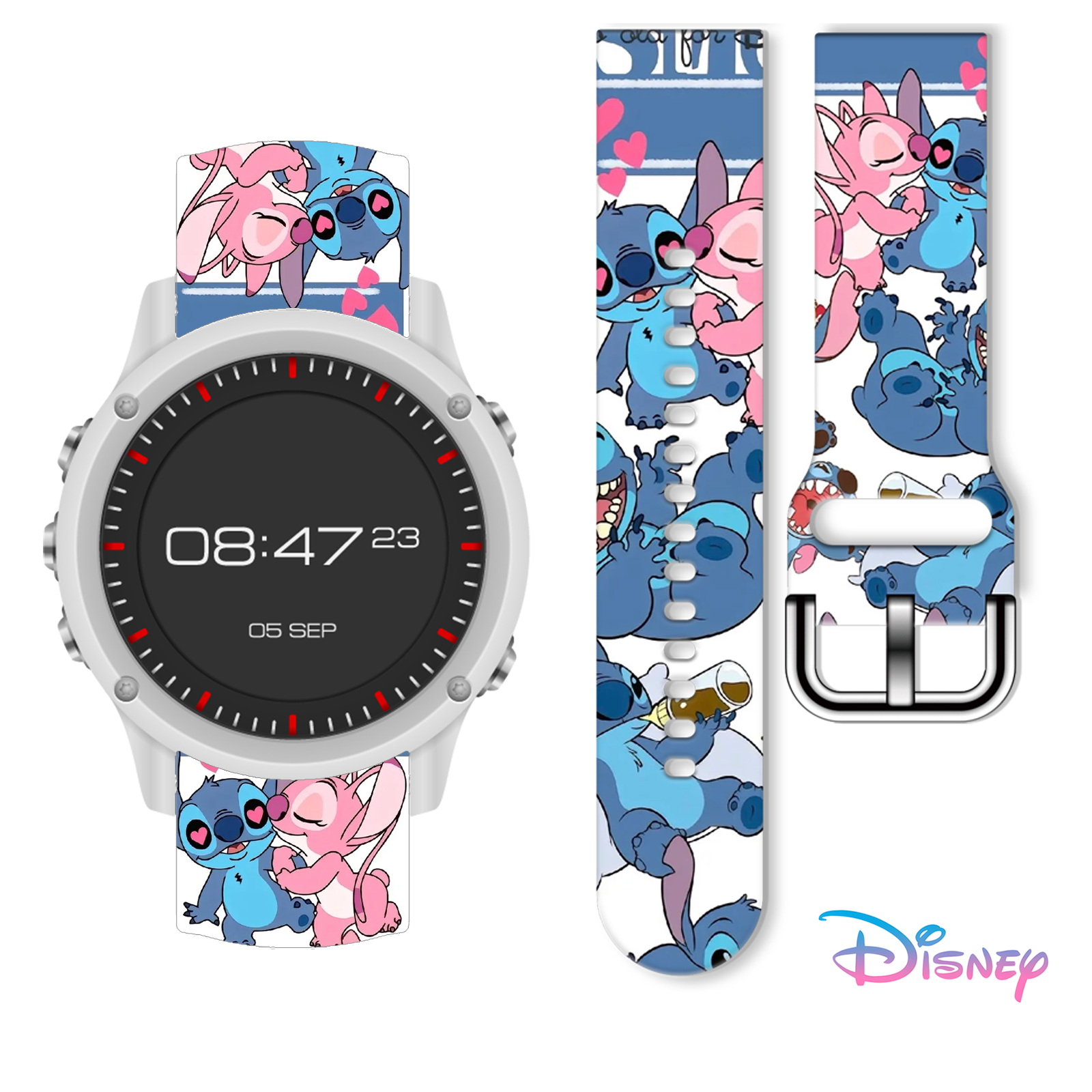 Disney 20mm Stitch 1 Printed S - Silicone Band Replacement recensione e prezzo