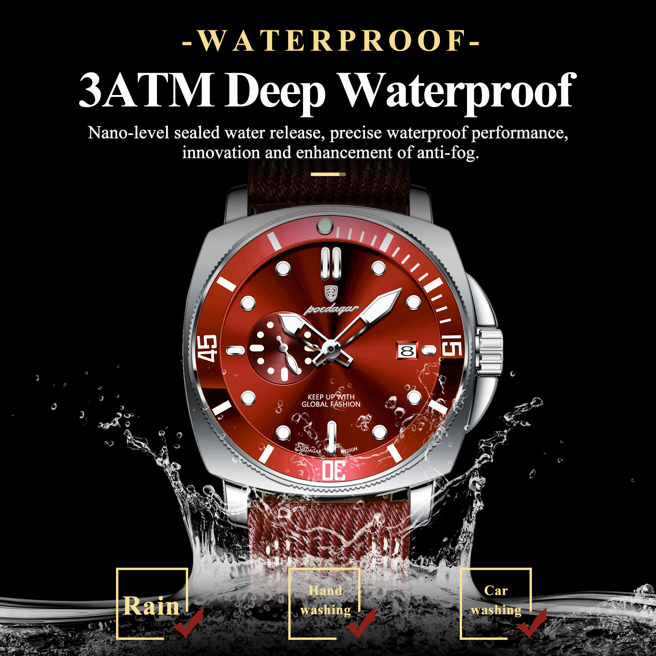 POEDAGAR Luxury Fashion Man Wa - Smartwatch Guess recensione e prezzo