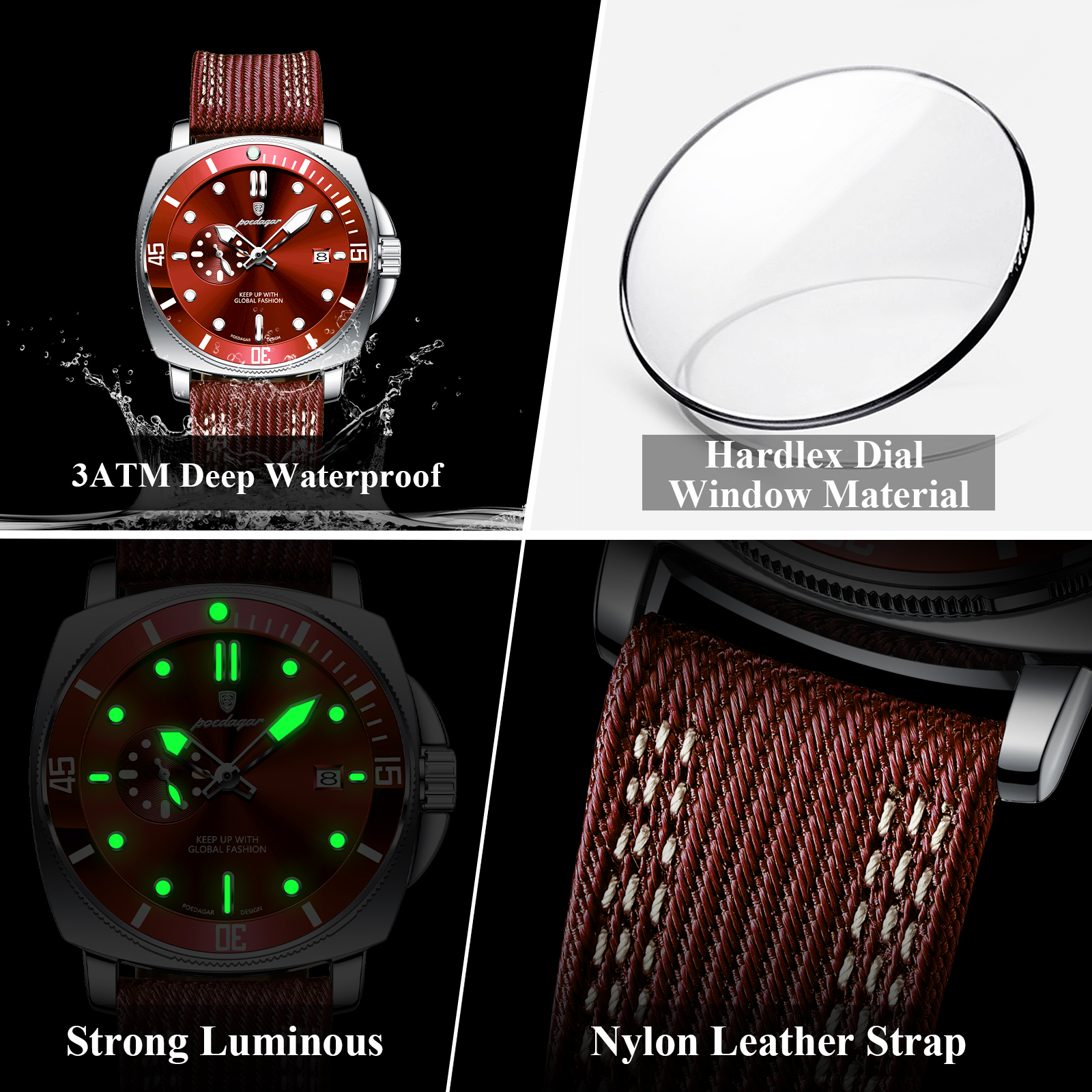 POEDAGAR Luxury Fashion Man Wa - Smartwatch Guess recensione e prezzo
